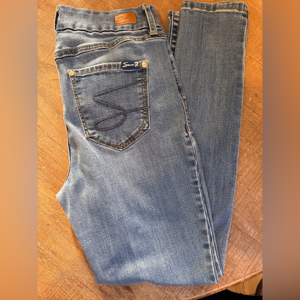 Seven7 Women's Classic Denim‎ Skinny Jeans